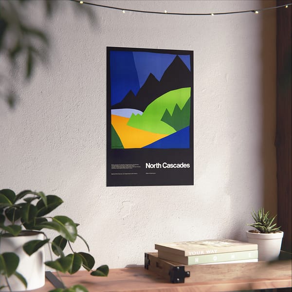 13927097029965180035_2048.jpeg North Cascades – National Park Service (1972) – Vintage Travel Poster Print