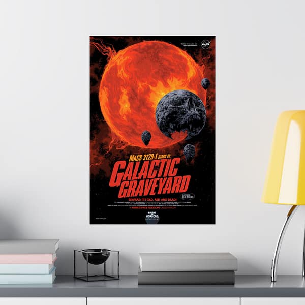 13951728947763323196_2048.jpeg MACS 2129-1 Stars In Galactic Graveyard - NASA (2021) - Space Age Poster Print