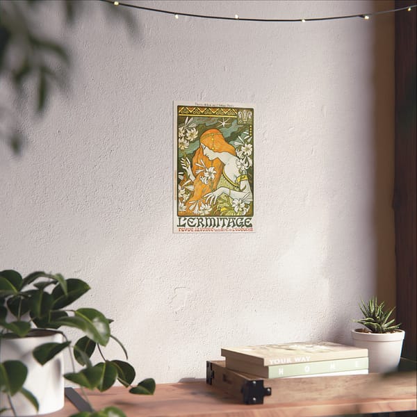 14062869951986363787_2048.jpeg L'Ermitage - Paul Berthon (1897) - Art Nouveau Poster Print