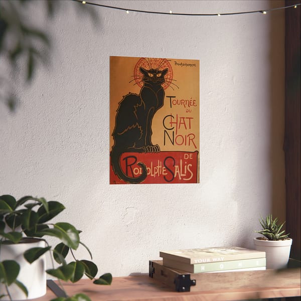 14222134948848394433_2048.jpeg Le Chat Noir – Théophile Steinlen (1896) – Art Nouveau Poster Print