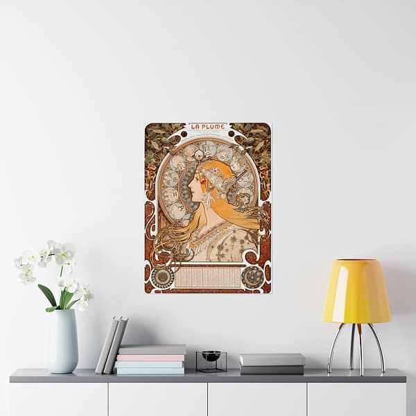 14257420666825385294_2048.jpeg Zodiaque, La Plume - Alphonse Mucha (ca. 1896-1897) - Art Nouveau Poster Print