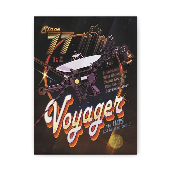 14284656910850727491_2048.jpeg Voyager ‘77 – NASA Disco-themed Art – Space Age Canvas Print