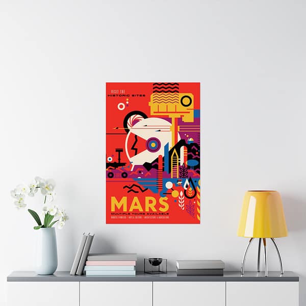 14299021732210065039_2048.jpeg Mars - Multiple Tours Available - NASA Travel Ad (2018) - Space Age Poster Print