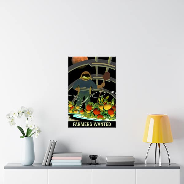 14341859380989907162_2048.jpeg Farmers Wanted – NASA Recruitment Ad – Space Age Poster Print