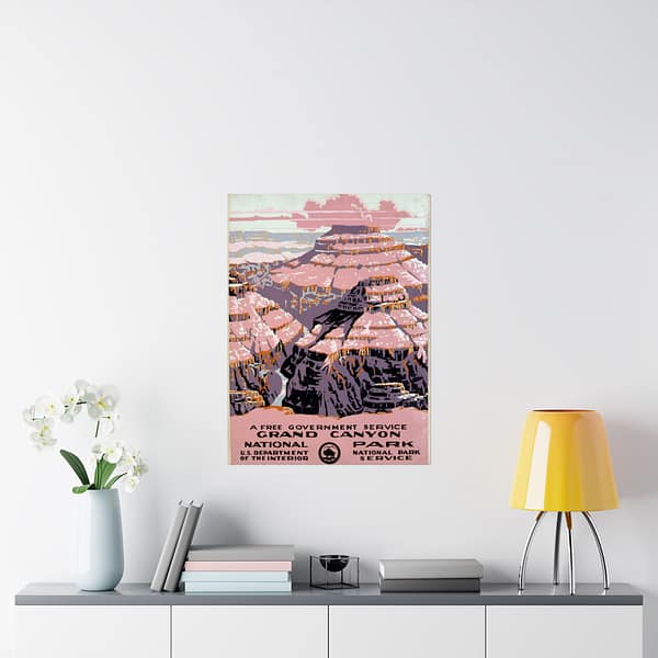 14406216120549170474_2048.jpeg Grand Canyon National Park – Works Progress Administration (1938) – Vintage Travel Poster Print