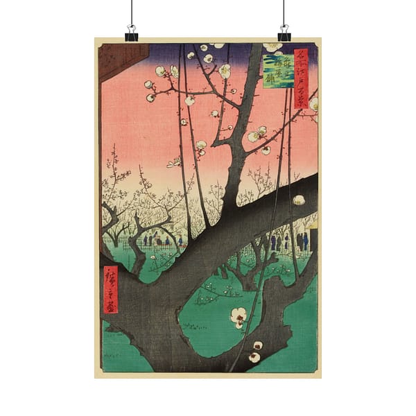 14422273500409566896_2048.jpeg Plum Park in Kameido – Utagawa Hiroshige (1857) – Japanese Woodblock Poster Print