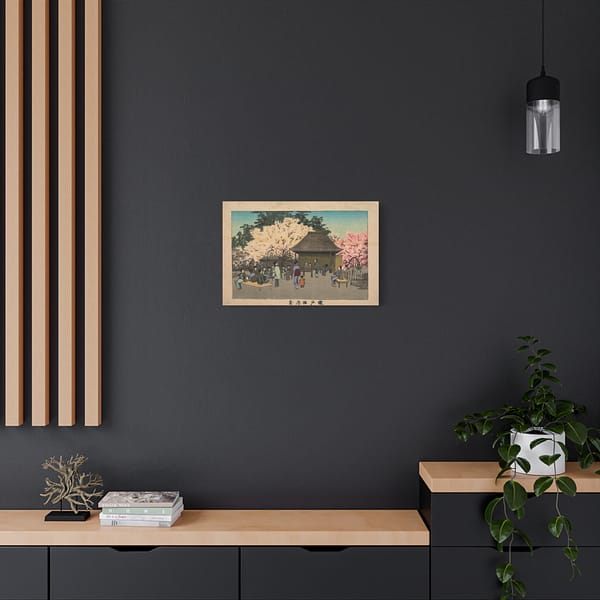 14483719121781844486_2048.jpeg Plum Garden at Kameido – Kobayashi Kiyochika (1879) – Japanese Woodblock Canvas Print