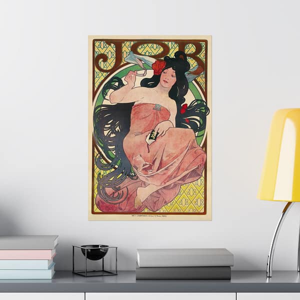 14533040955255276610_2048.jpeg Job Cigarettes ad – Alphonse Mucha (1894) – Art Nouveau Poster Print