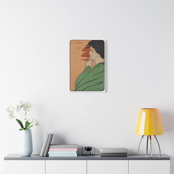 14534677502270191049_2048.jpeg L'Heure du Silence - Henri Georges J. I. Meunier (1897) - Art Nouveau Canvas Print