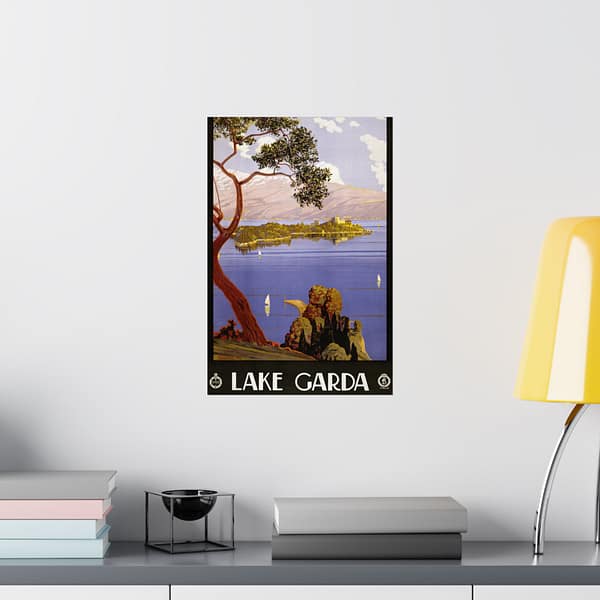 14565679506961362547_2048.jpeg Lake Garda – ENIT Italian National Tourist Board (1924) – Vintage Travel Poster Print