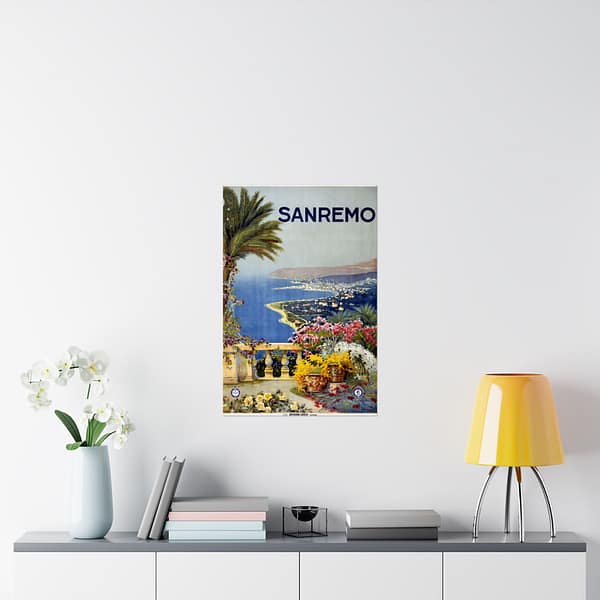 14590217936682317422_2048.jpeg Sanremo, Italy – ENIT Italian National Tourist Board (c. 1920) – Vintage Travel Poster Print