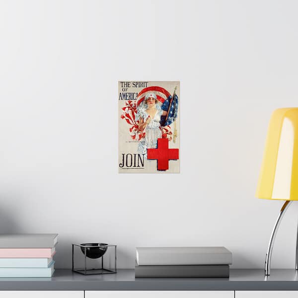 14595500617198116559_2048.jpeg The Spirit of America - Join - Howard Chandler Christy (1919) - Patriotic Poster Print