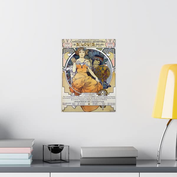 14647888940291473163_2048.jpeg Exposition Universelle et Internationale de St. Louis – Alphonse Mucha (1904) – Art Nouveau Poster Print