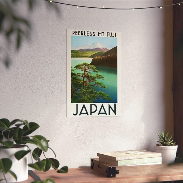 14765302476105270779_2048.jpeg Peerless Mt. Fuji – Japanese Government Railways (c. 1930s) – Vintage Travel Poster Print