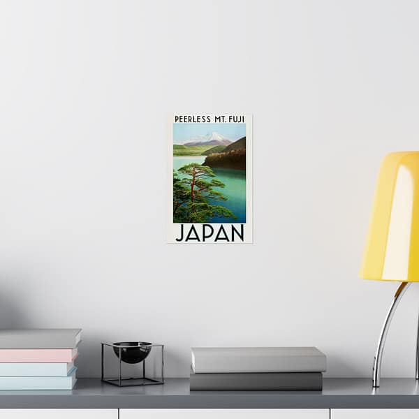 14772842271923346863_2048.jpeg Peerless Mt. Fuji – Japanese Government Railways (c. 1930s) – Vintage Travel Poster Print