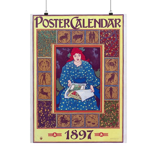 14776376168701783167_2048.jpeg Poster Calendar – Louis John Rhead (1897) – Art Nouveau Poster Print