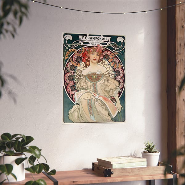 14947545423366269926_2048.jpeg Rêveur, F. Champenois, Imprimeur-Éditeur – Alphonse Mucha (1897) – Art Nouveau Poster Print