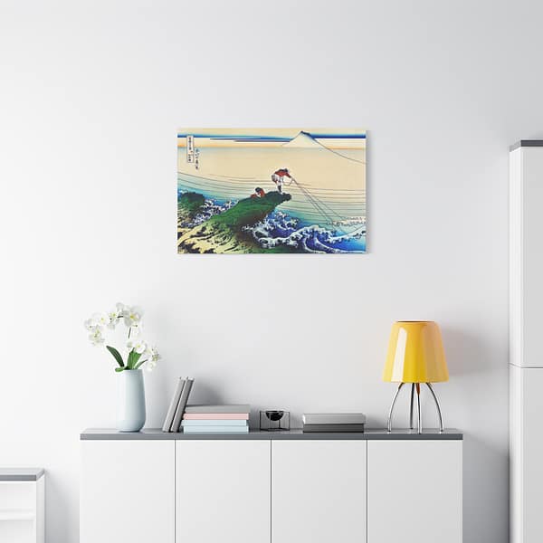 14988998187483862259_2048.jpeg Kajikazawa in Kai Province - Katsushika Hokusai (c. 1830) - Japanese Woodblock Canvas Print