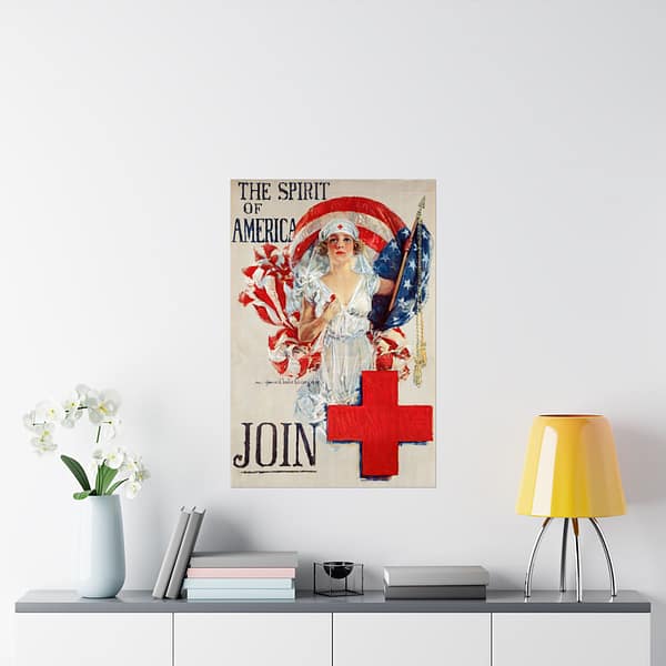 14990991625905470301_2048.jpeg The Spirit of America - Join - Howard Chandler Christy (1919) - Patriotic Poster Print