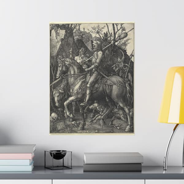 15060800729904136752_2048.jpeg Knight, Death, and the Devil – Albrecht Dürer (1513) – Renaissance Poster Print