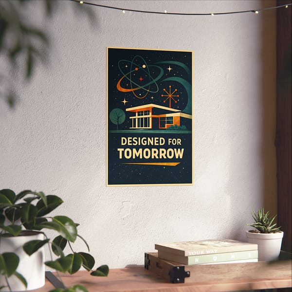 15087125078959070224_2048.jpeg Designed for Tomorrow – LUNE Original – Atomic Age Poster Print