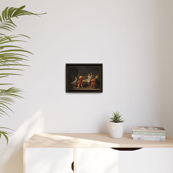 15131318130019167661_2048.jpeg The Death of Socrates – Jacques-Louis David (1787) – Classical Framed Canvas Print