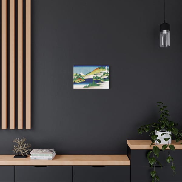 15134794669535803475_2048.jpeg The Lake at Hakone in Sagami Province - Katsushika Hokusai (c. 1830) - Japanese Woodblock Canvas Print