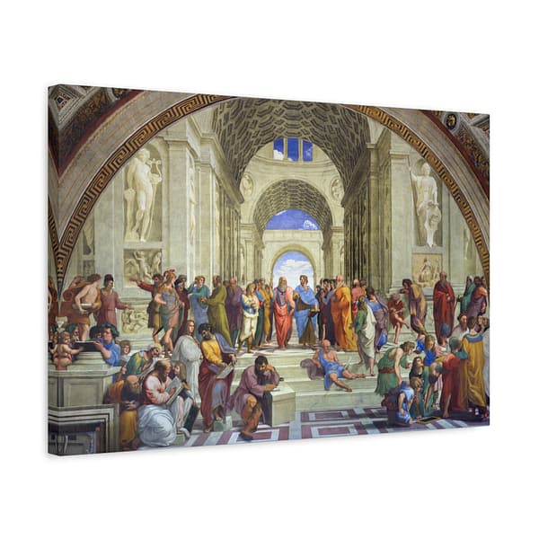 15159991256958765610_2048.jpeg The School of Athens – Raphael (c. 1509-1511) – Renaissance Canvas Print