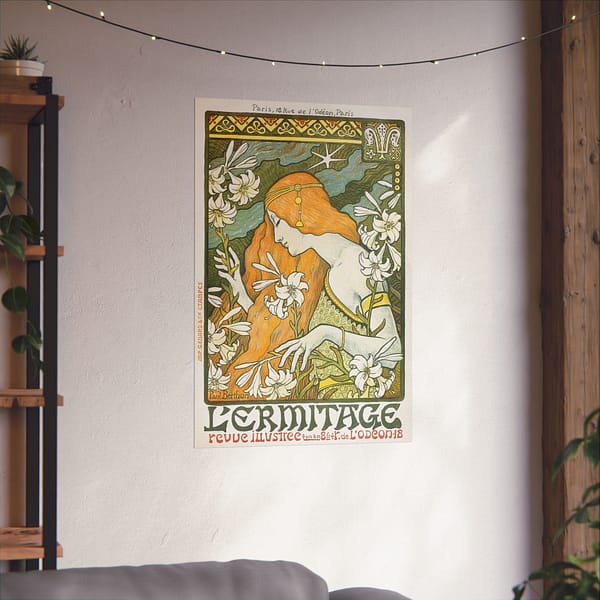 15201683191978726548_2048.jpeg L'Ermitage - Paul Berthon (1897) - Art Nouveau Poster Print