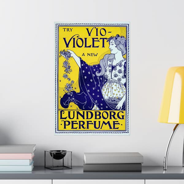 15318384676931585347_2048.jpeg Try Vio-Violet, A New Lundborg Perfume – Louis Rhead (1895) – Art Nouveau Poster Print