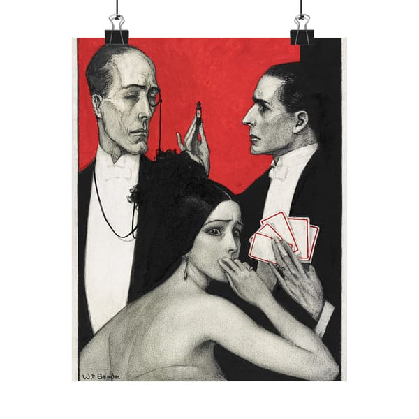 15322316629486204494_2048.jpeg See, Jack, he said, his manner wild and delirious - Wladyslaw Theodore Benda (1922) - Art Deco Poster Print