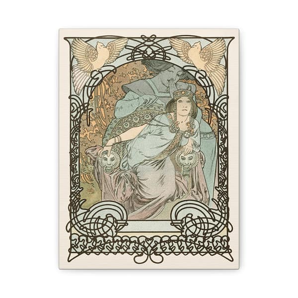 15391520850657646902_2048.jpeg Ilsee, Princesse de Tripoli - Alphonse Mucha (1897) - Art Nouveau Canvas Print