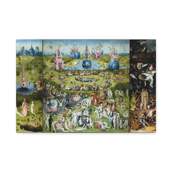 15439978573225224482_2048.jpeg The Garden of Earthly Delights – Hieronymus Bosch (c. 1490-1510) – Renaissance Canvas Print