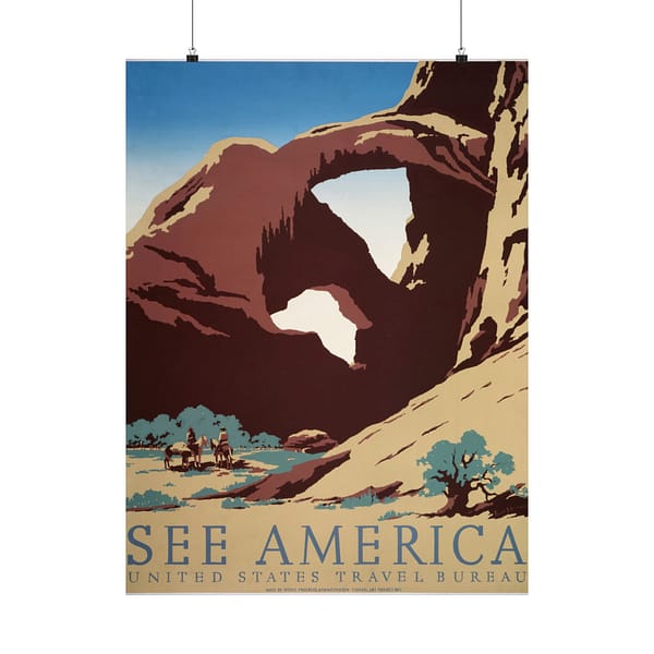 15534422096544503497_2048.jpeg See America, U.S. Travel Bureau – Works Progress Administration (c. 1930s) – Vintage Travel Poster Print