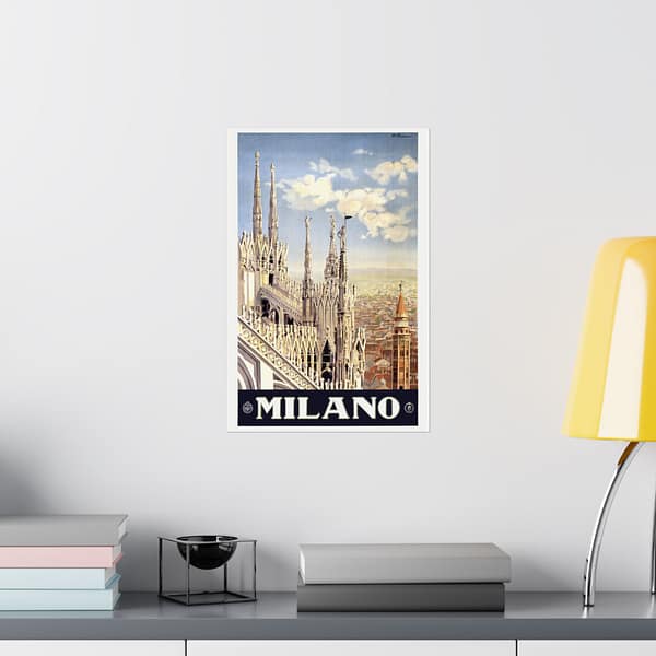 15560724931874585375_2048-1.jpeg Milano (Milan), Italy – ENIT Italian National Tourist Board (c. 1920) – Vintage Travel Poster Print