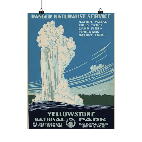 15666813129359804178_2048.jpeg Yellowstone National Park – Works Progress Administration (c. 1930s) – Vintage Travel Poster