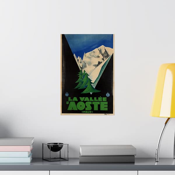 15959726683690118832_2048.jpeg La Vallee d’Aoste (Italie) – ENIT Italian National Tourist Board – Vintage Travel Poster Print