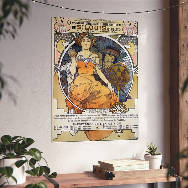 15974414890404386124_2048.jpeg Exposition Universelle et Internationale de St. Louis – Alphonse Mucha (1904) – Art Nouveau Poster Print