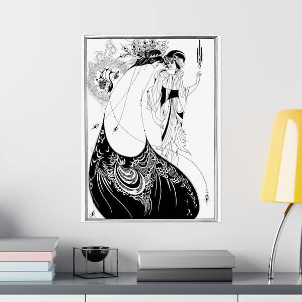 15993902896173881868_2048.jpeg Aubrey Beardsley – The Peacock Skirt (1893) – Art Nouveau Poster Print