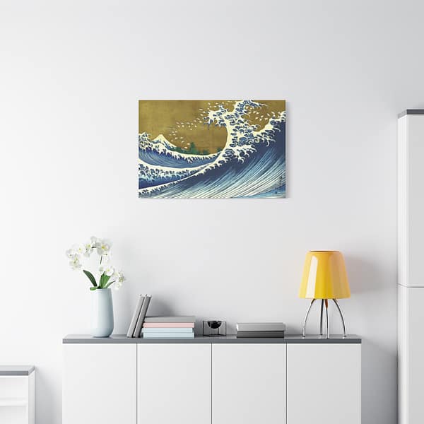 16061623955835324915_2048.jpeg Kaijo no Fuji (Fuji Seen from the Sea) - Katsushika Hokusai (1834) - Japanese Woodblock Canvas Print