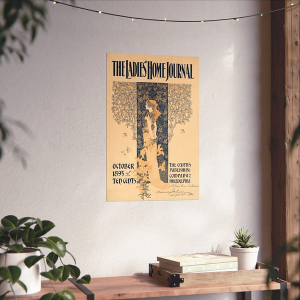 16119251285251761490_2048.jpeg The Ladies' Home Journal for October - William Martin Johnson (1895) - Art Nouveau Poster Print