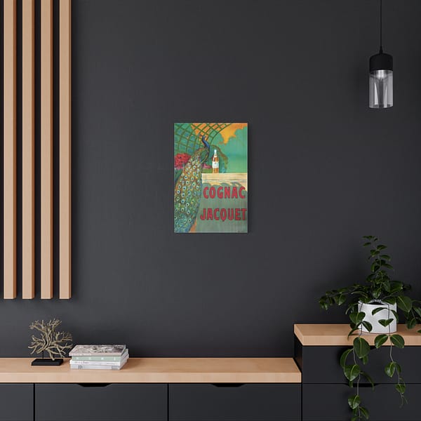 16152614720274975415_2048.jpeg Cognac Jacquet Peacock – Camille Bouchet – Art Nouveau Canvas Print