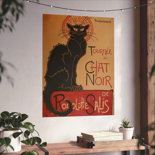 16161754045609677941_2048.jpeg Le Chat Noir – Théophile Steinlen (1896) – Art Nouveau Poster Print