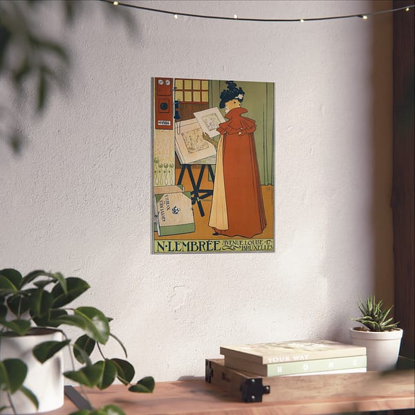 16237708471485665717_2048.jpeg N. Lembrée, Encadrements – Théo Van Rysselberghe (1897) – Art Nouveau Poster Print