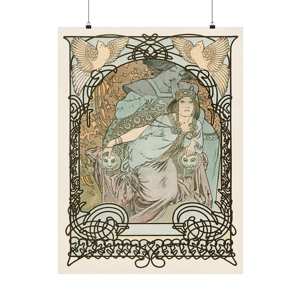 1633649993544364661_2048.jpeg Ilsee, Princesse de Tripoli - Alphonse Mucha (1897) - Art Nouveau Poster Print