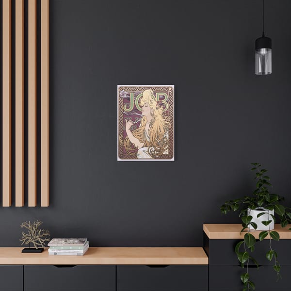 16346265835292880951_2048.jpeg Job Cigarettes ad - Alphonse Mucha (1896) - Art Nouveau Canvas Print