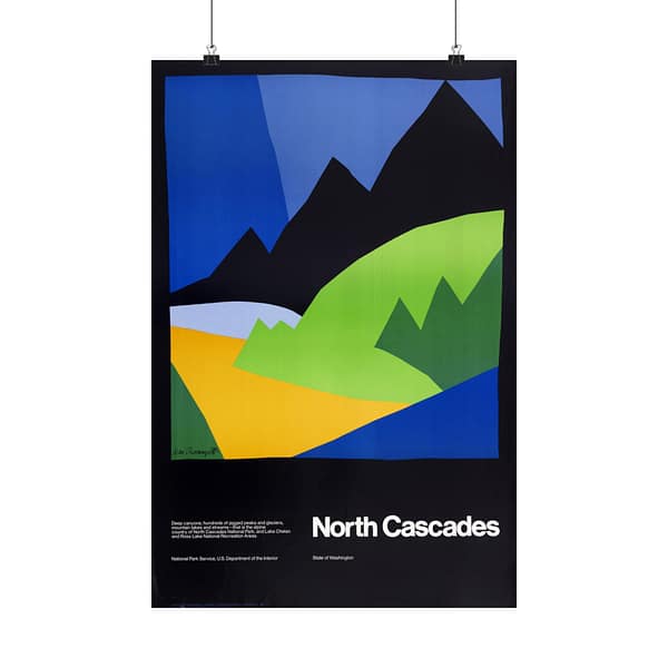 16352187786339472622_2048.jpeg North Cascades – National Park Service (1972) – Vintage Travel Poster Print
