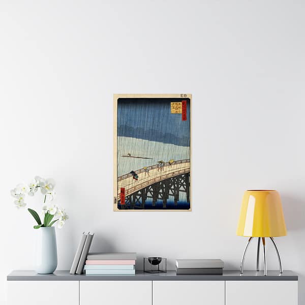 1635567119261322769_2048.jpeg Sudden Shower over Shin-Ōhashi Bridge and Atake – Utagawa Hiroshige (1857) – Japanese Woodblock Poster Print