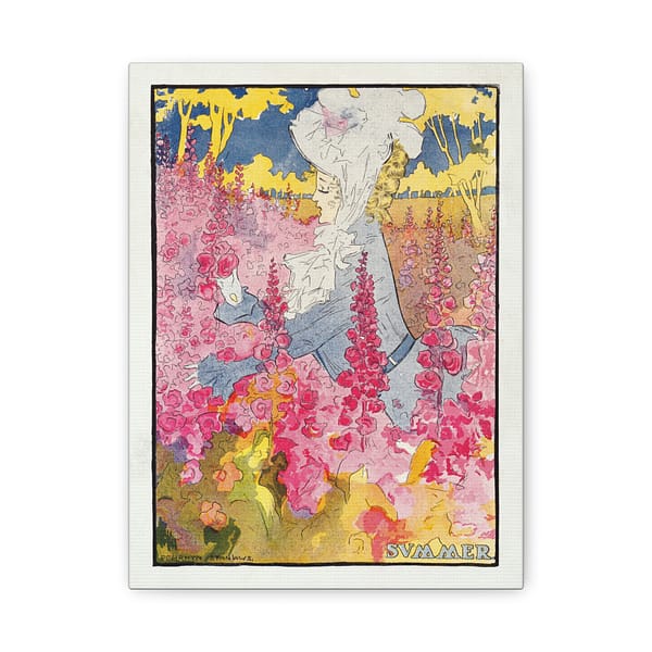 16382084323085172861_2048-1.jpeg Summer - Penryn Stanlaws (1907) - Art Nouveau Canvas Print
