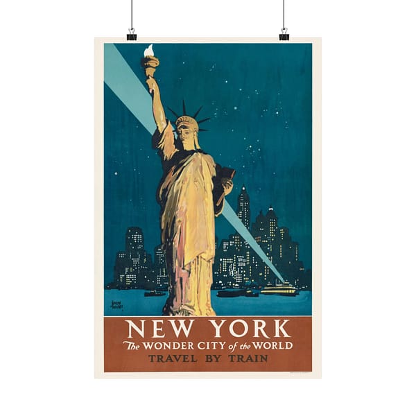 16433502820784043032_2048-1.jpeg New York, The Wonder City of the World - Adolph Treidler (1927) - Vintage Travel Poster Print